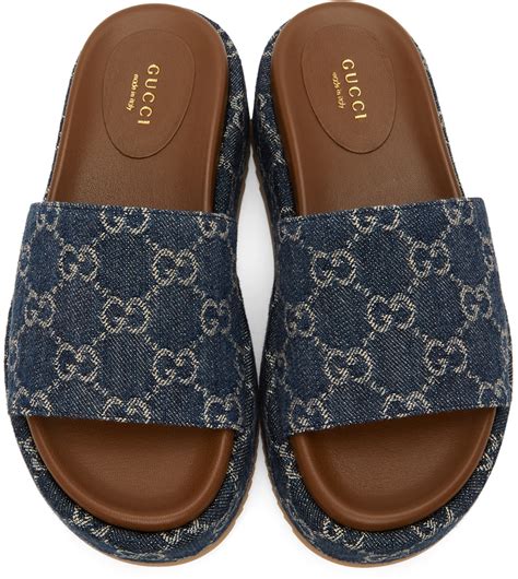 gucci platform slides cheap|gucci platform slides price.